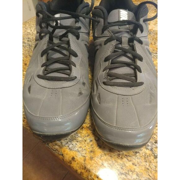 Nike Air Ring Leader Low 2 Basketball Shoes 637805-006 Size 11 Gray Sneakers